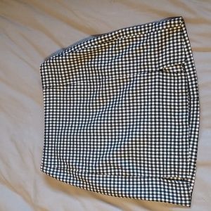 Checked Mini Skirt